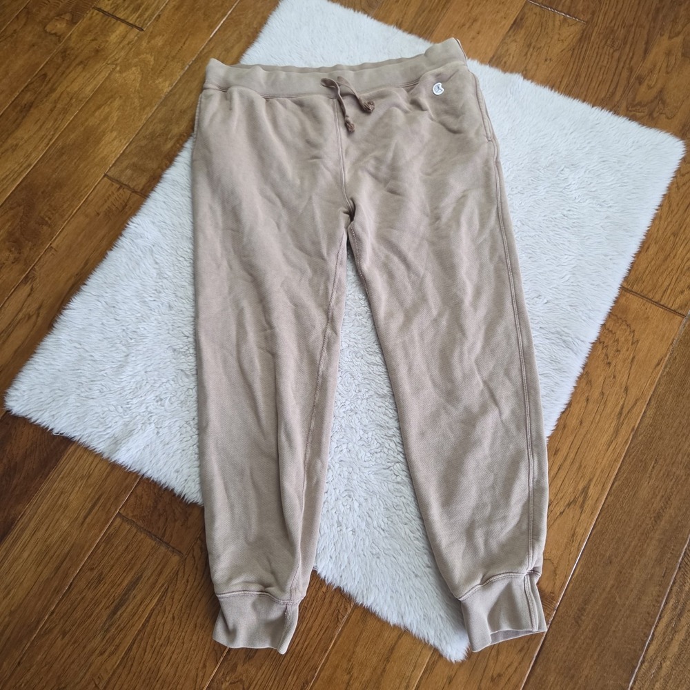 Champion X Todd Snyder Pants Men's XL Beige French Terry Sweatpants Pockets